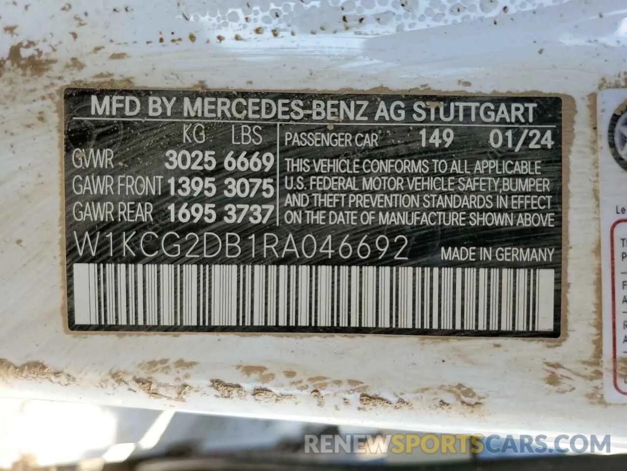 13 fotografías del automóvil dañado W1KCG2DB1RA046692 MERCEDES-BENZ EQS SEDAN 2024