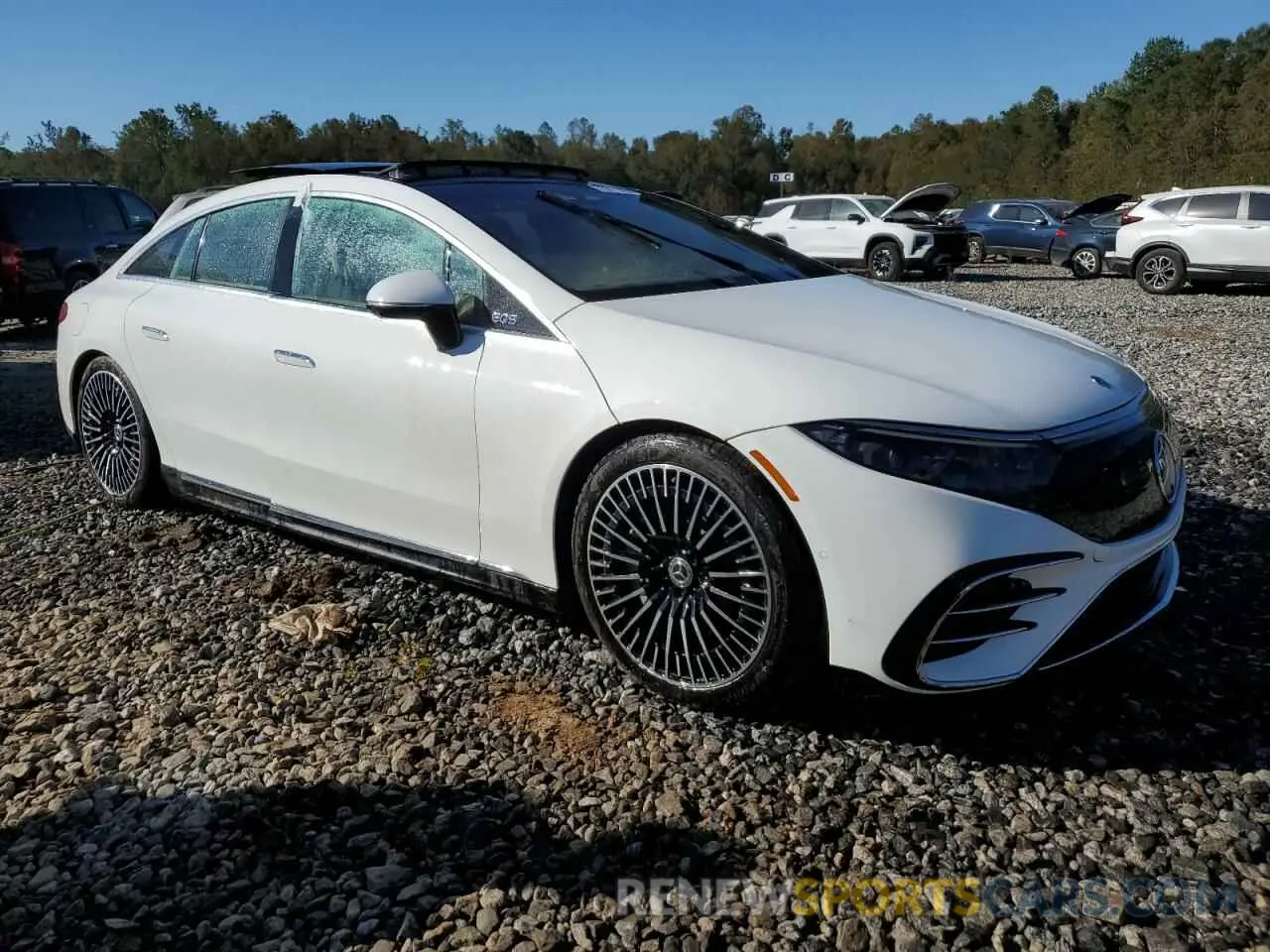 4 fotografías del automóvil dañado W1KCG2DB1RA046692 MERCEDES-BENZ EQS SEDAN 2024