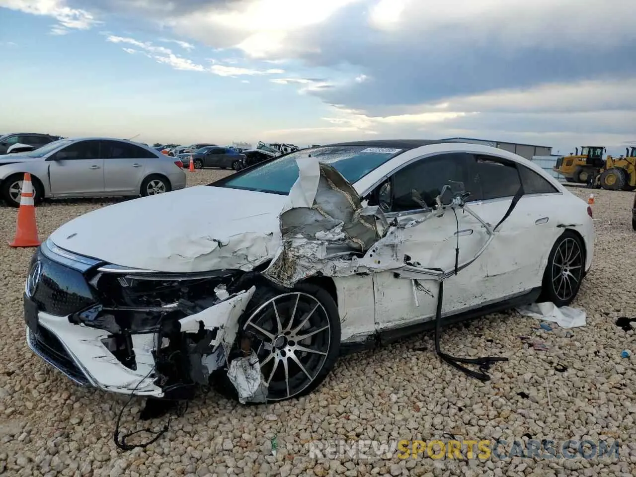 1 fotografías del automóvil dañado W1KCG2DB5RA047442 MERCEDES-BENZ EQS SEDAN 2024