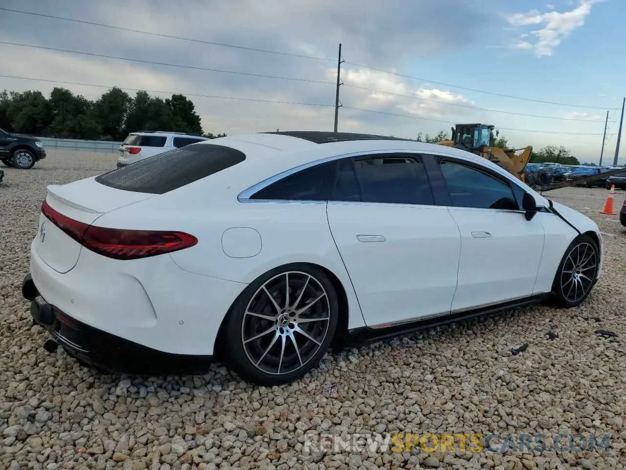 3 fotografías del automóvil dañado W1KCG2DB5RA047442 MERCEDES-BENZ EQS SEDAN 2024