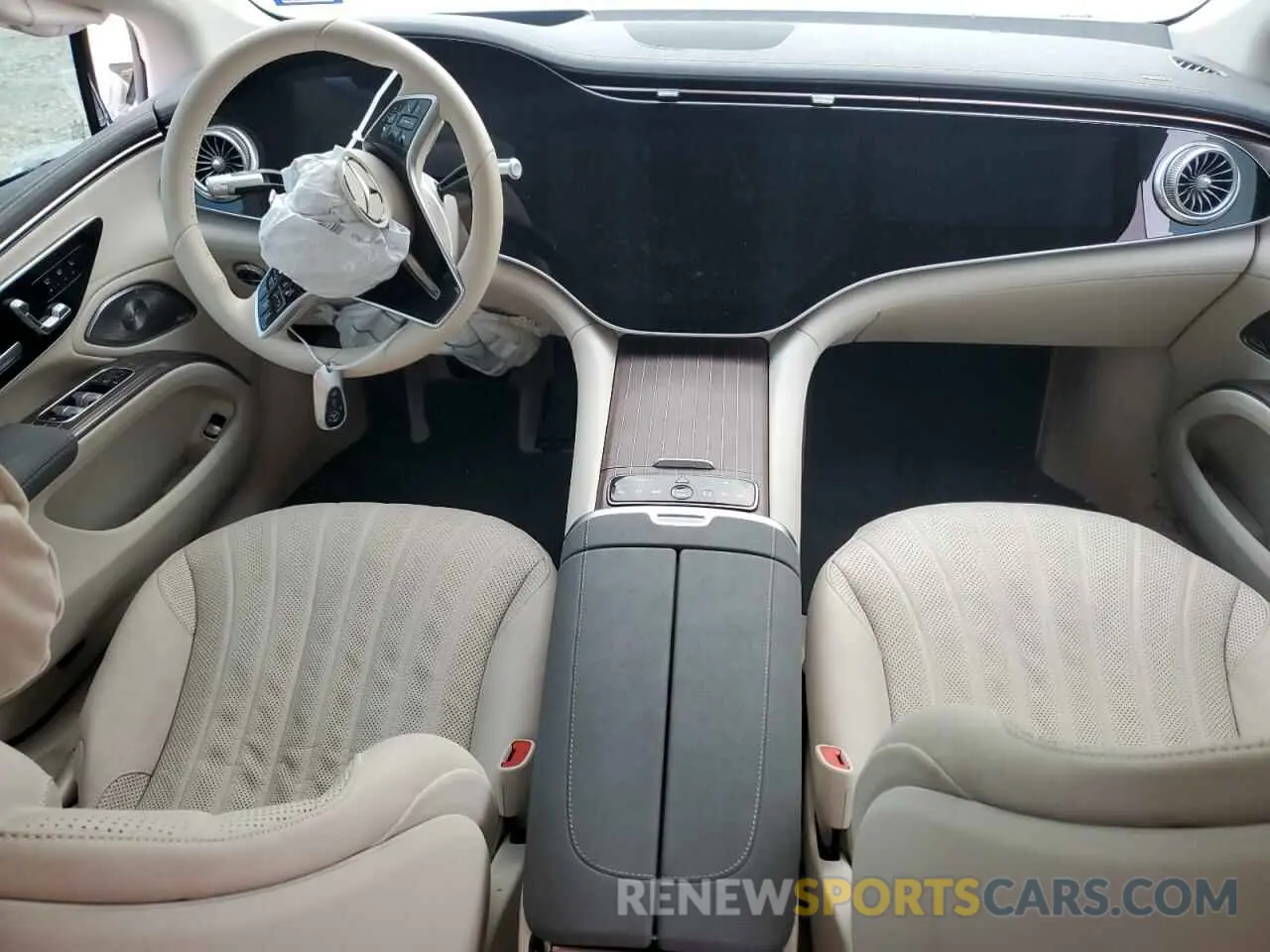 8 fotografías del automóvil dañado W1KCG2DB5RA047442 MERCEDES-BENZ EQS SEDAN 2024