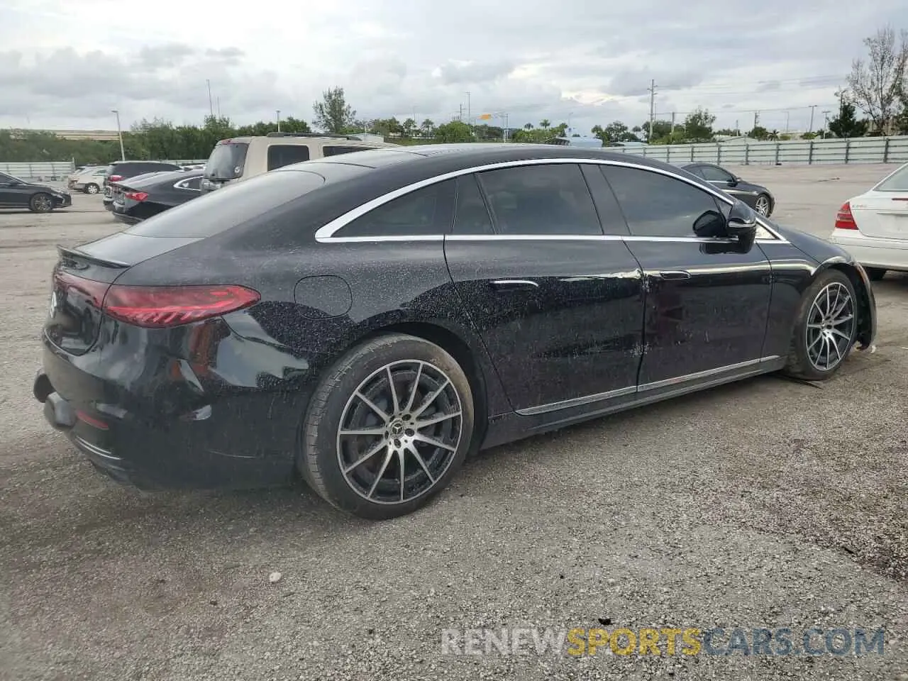 3 fotografías del automóvil dañado W1KCG2DB7RA048382 MERCEDES-BENZ EQS SEDAN 2024