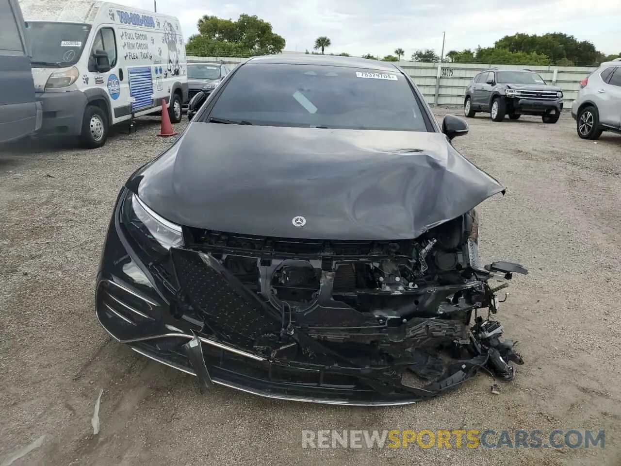 5 fotografías del automóvil dañado W1KCG2DB7RA048382 MERCEDES-BENZ EQS SEDAN 2024