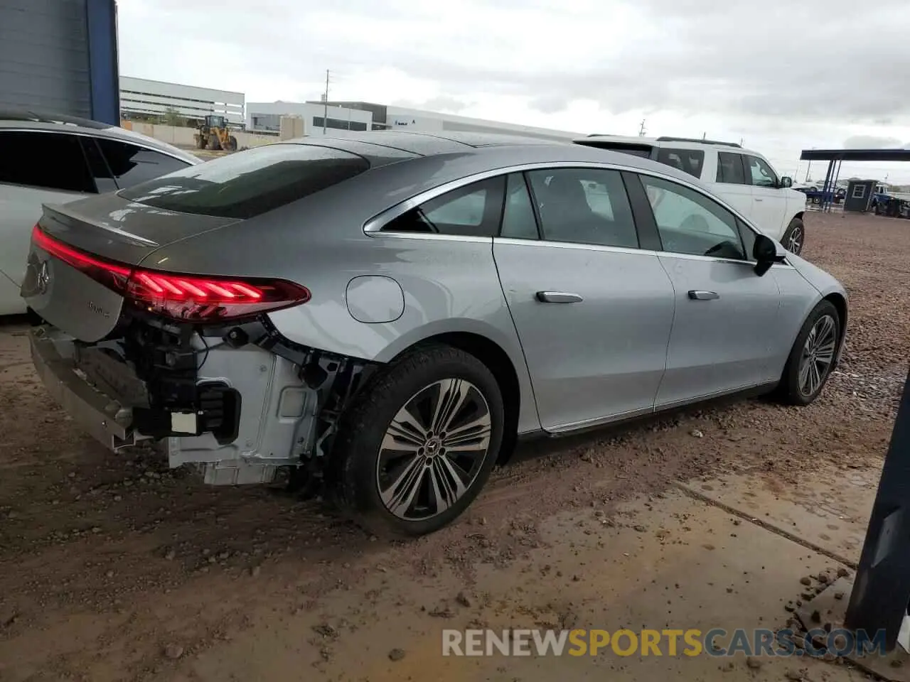 3 fotografías del automóvil dañado W1KCG2EB9RA046776 MERCEDES-BENZ EQS SEDAN 2024