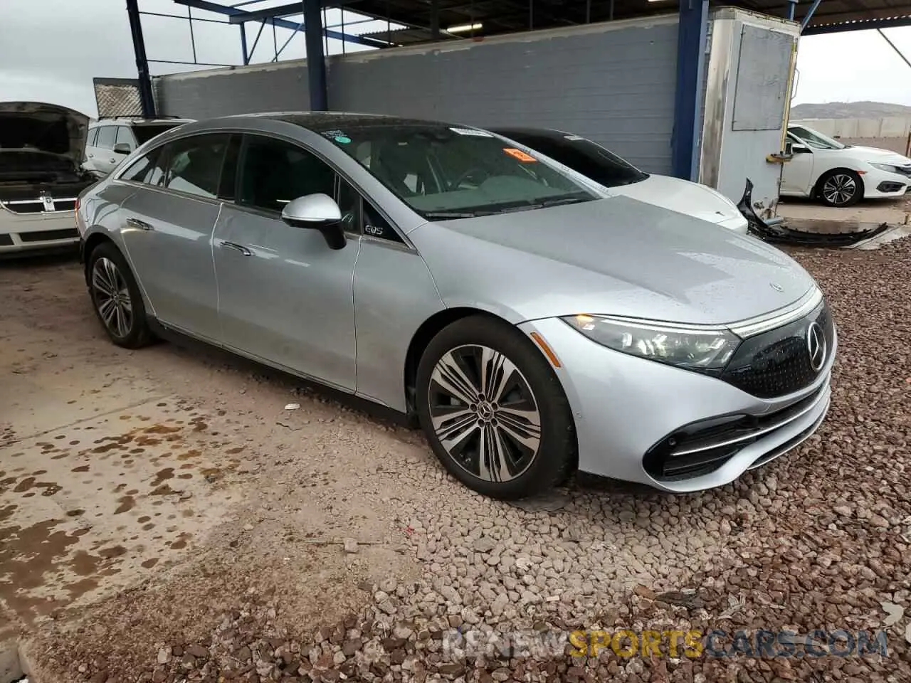 4 fotografías del automóvil dañado W1KCG2EB9RA046776 MERCEDES-BENZ EQS SEDAN 2024