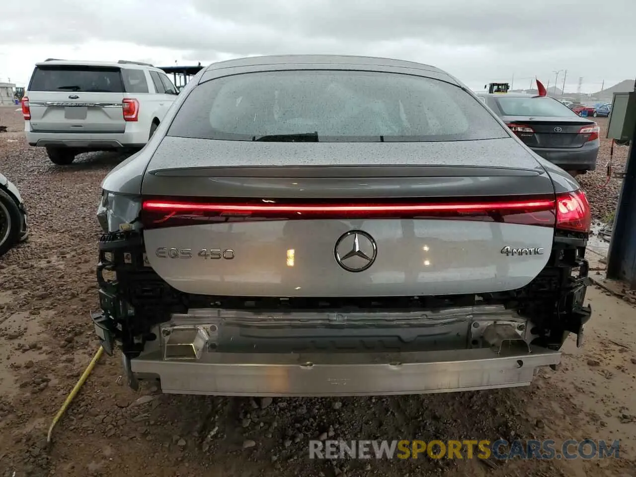 6 fotografías del automóvil dañado W1KCG2EB9RA046776 MERCEDES-BENZ EQS SEDAN 2024