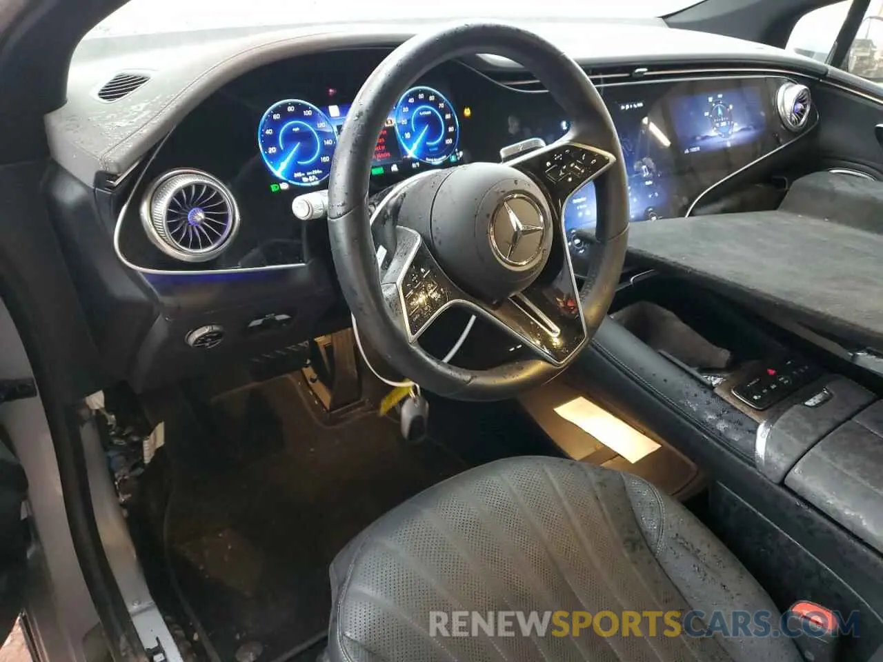 8 fotografías del automóvil dañado W1KCG2EB9RA046776 MERCEDES-BENZ EQS SEDAN 2024
