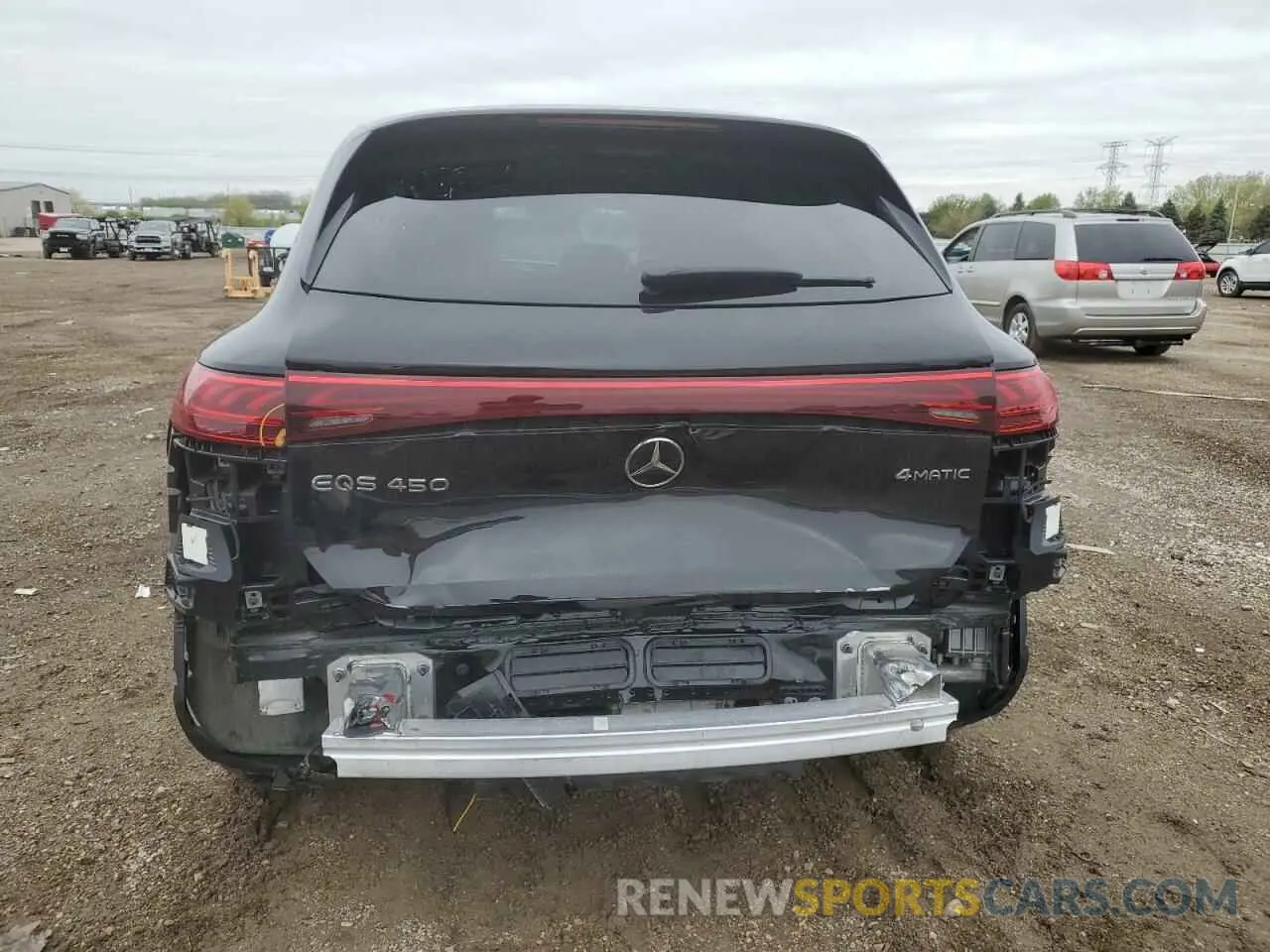6 fotografías del automóvil dañado 4JGDM2EB1PA006658 MERCEDES-BENZ EQS SUV 45 2023