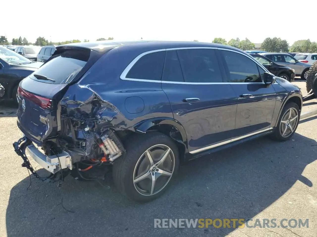3 fotografías del automóvil dañado 4JGDM4EB2PA016479 MERCEDES-BENZ EQS SUV 58 2023