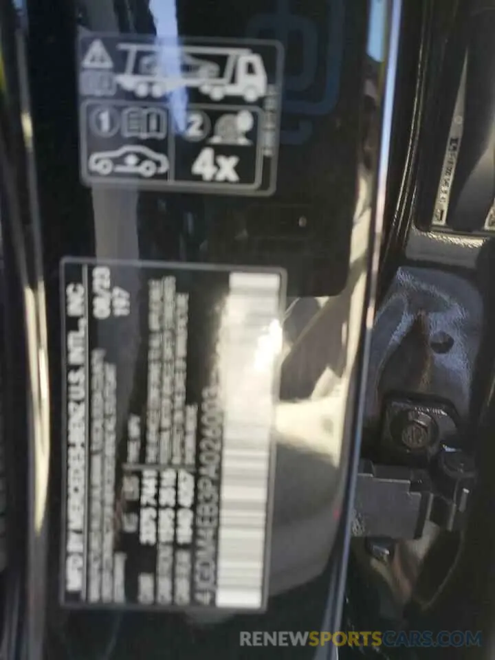 15 fotografías del automóvil dañado 4JGDM4EB3PA026003 MERCEDES-BENZ EQS SUV 58 2023