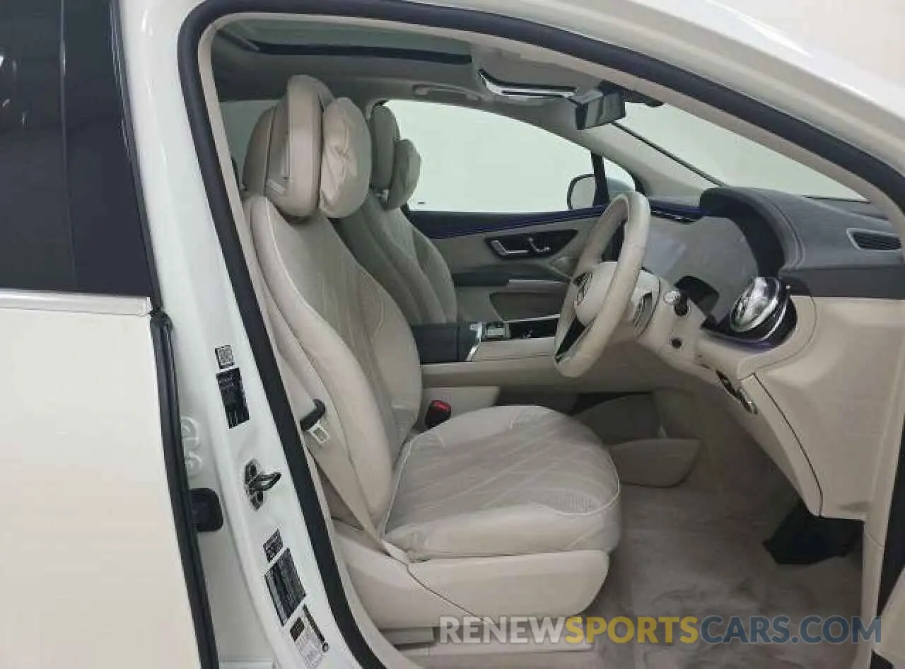 5 fotografías del automóvil dañado 4JGDM4EB4PA008819 MERCEDES-BENZ EQS SUV 58 2023