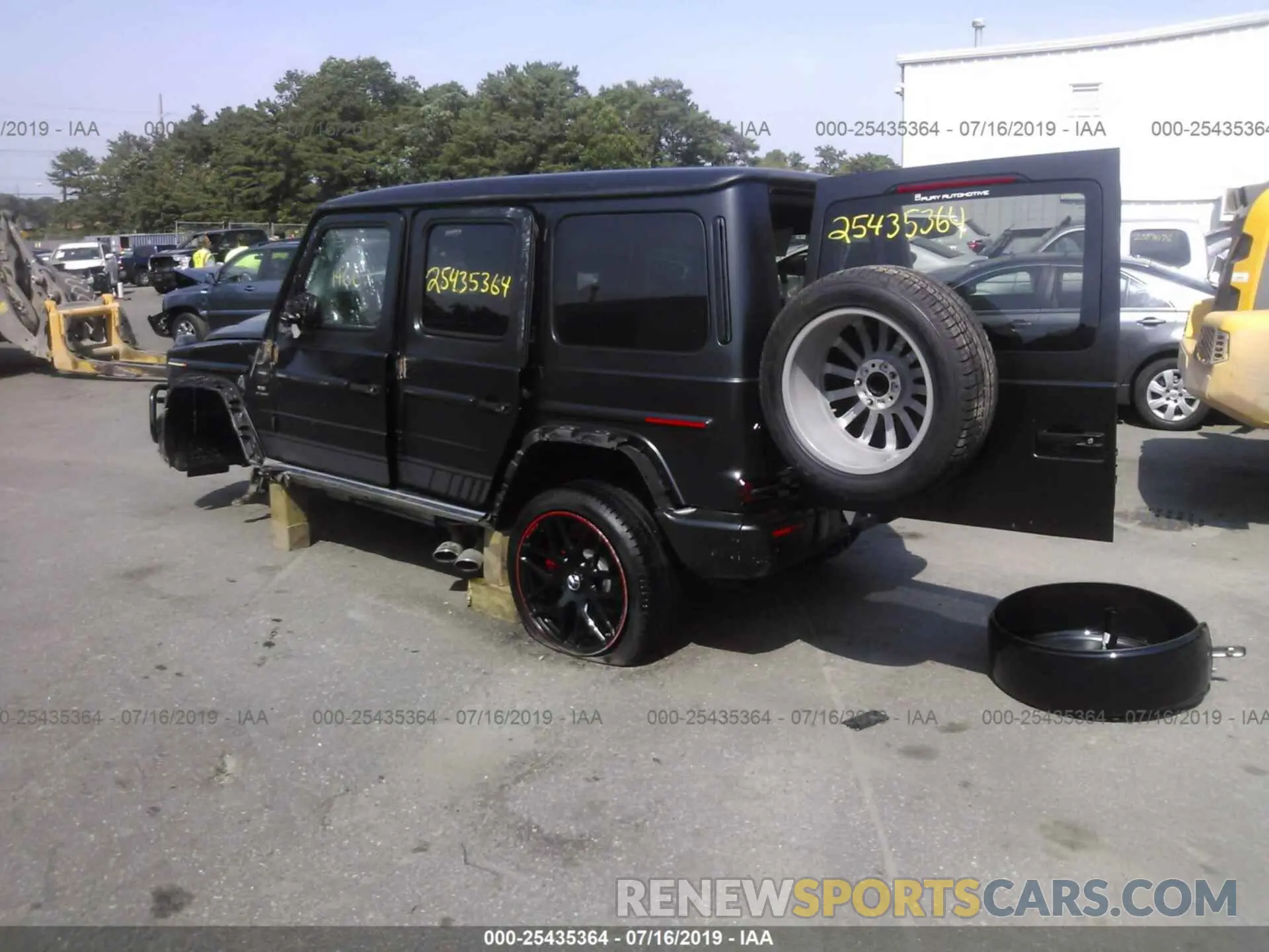 3 fotografías del automóvil dañado WDCYC7HJ8KX303175 MERCEDES-BENZ G 2019