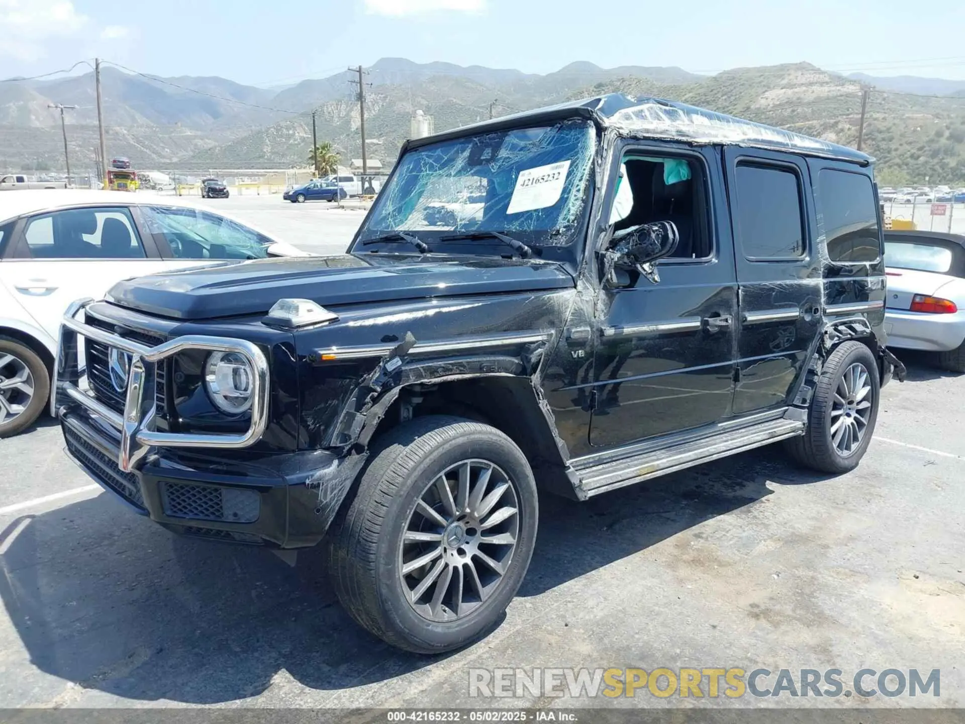 2 fotografías del automóvil dañado W1NYC6BJ6LX340874 MERCEDES-BENZ G 550 2020