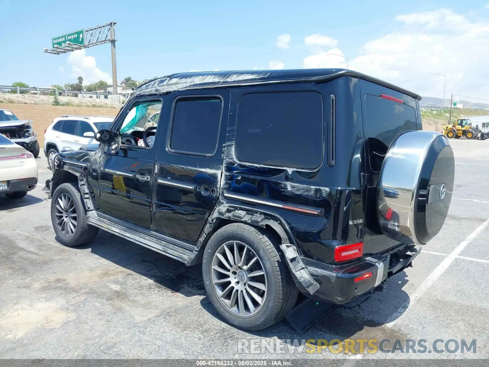 3 fotografías del automóvil dañado W1NYC6BJ6LX340874 MERCEDES-BENZ G 550 2020