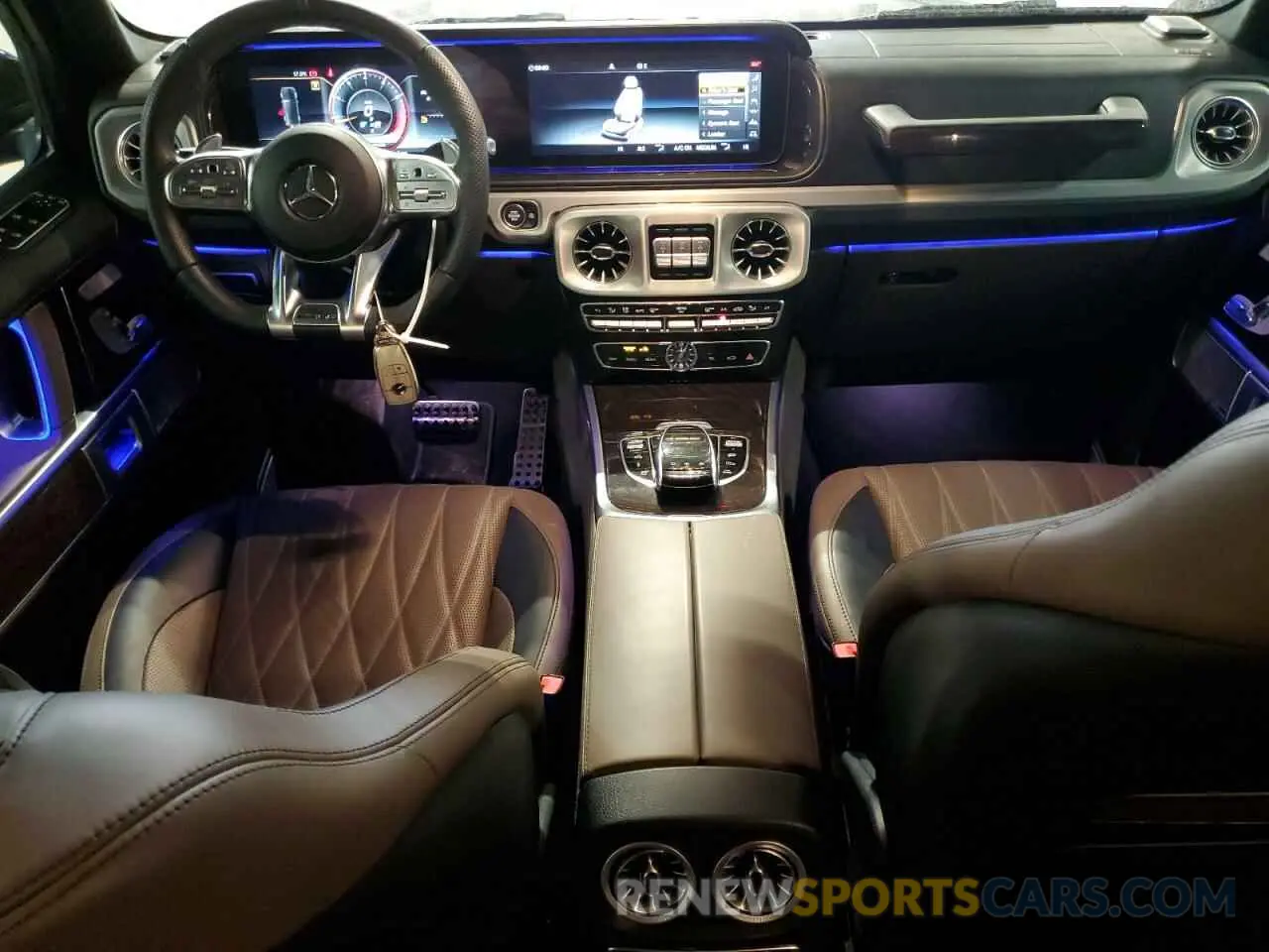 8 fotografías del automóvil dañado W1NYC7HJ5LX361051 MERCEDES-BENZ G-CLASS 2020