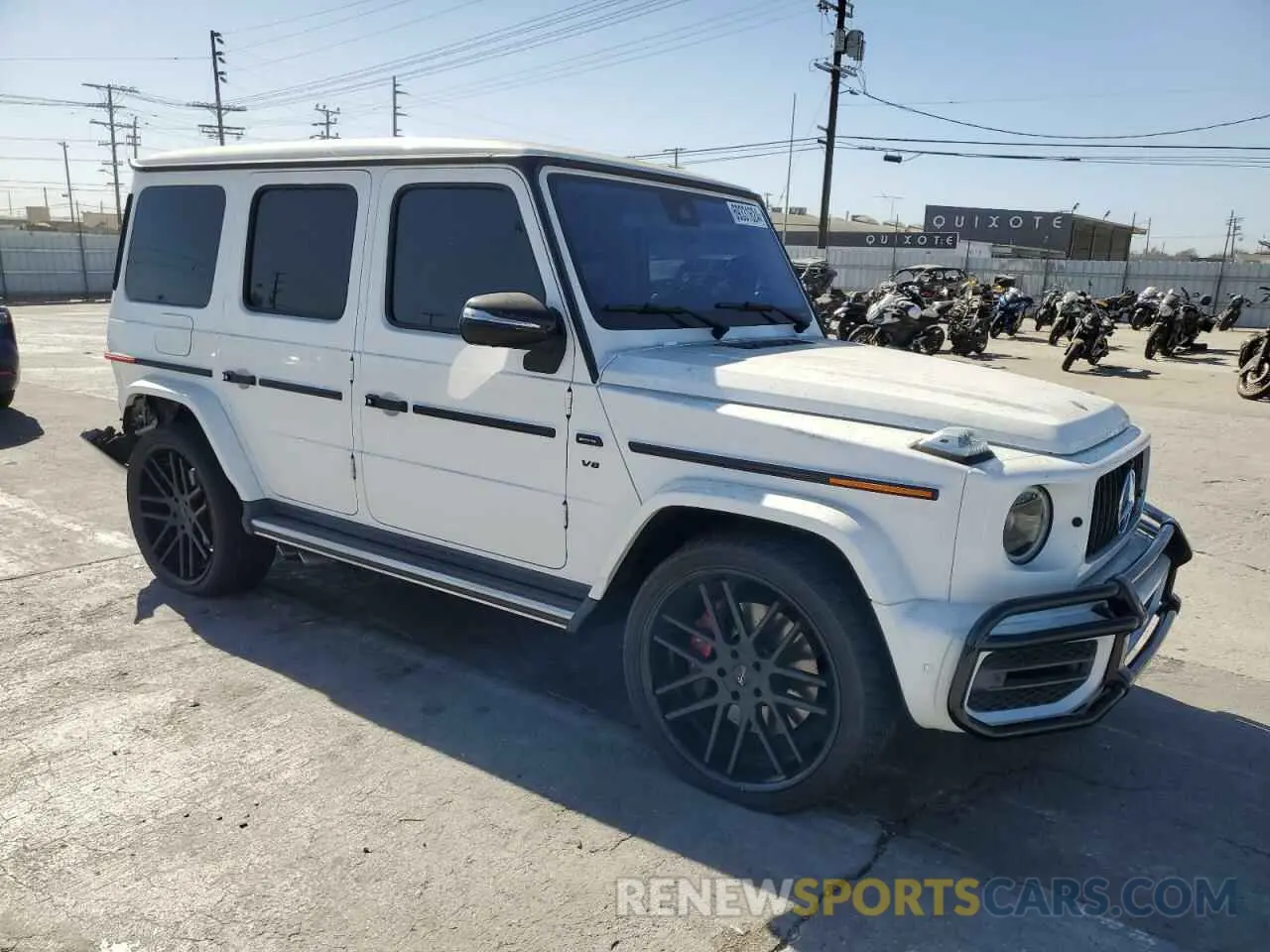 4 fotografías del automóvil dañado WDCYC7HJ9LX336882 MERCEDES-BENZ G-CLASS 2020