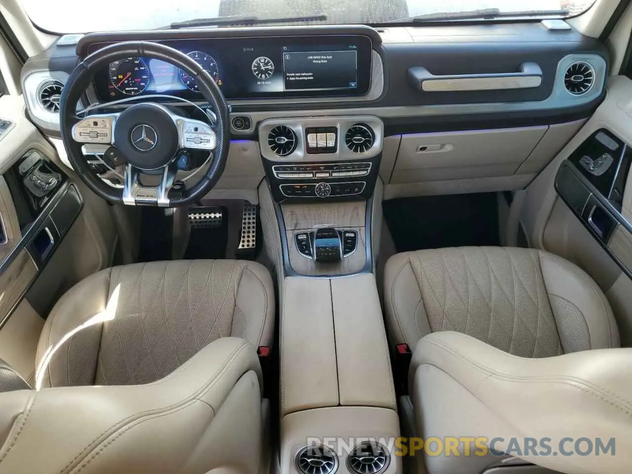 8 fotografías del automóvil dañado WDCYC7HJ9LX336882 MERCEDES-BENZ G-CLASS 2020