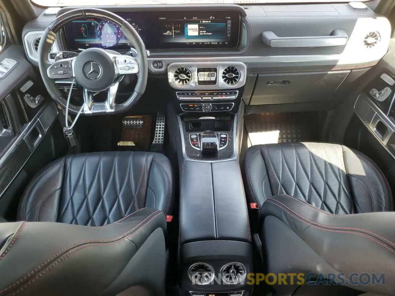 8 fotografías del automóvil dañado W1NYC7HJ1MX384652 MERCEDES-BENZ G-CLASS 2021