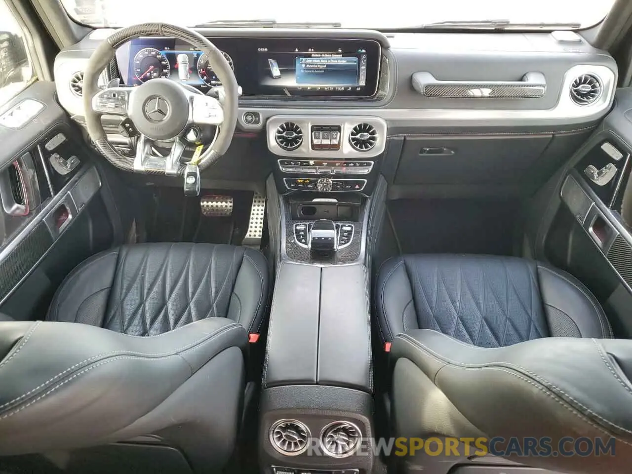 8 fotografías del automóvil dañado W1NYC7HJ2MX422289 MERCEDES-BENZ G-CLASS 2021