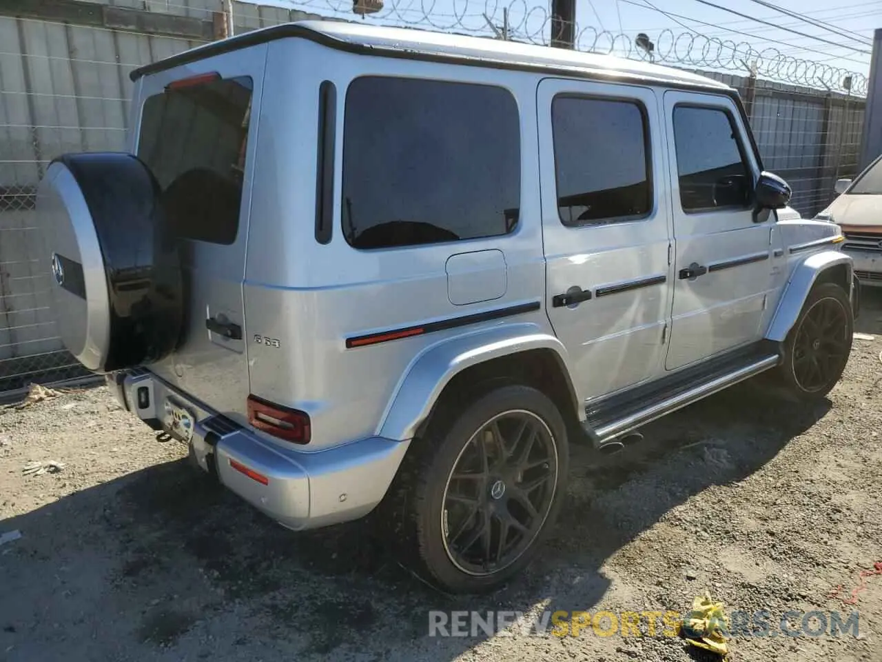 3 fotografías del automóvil dañado W1NYC7HJ3MX405789 MERCEDES-BENZ G-CLASS 2021