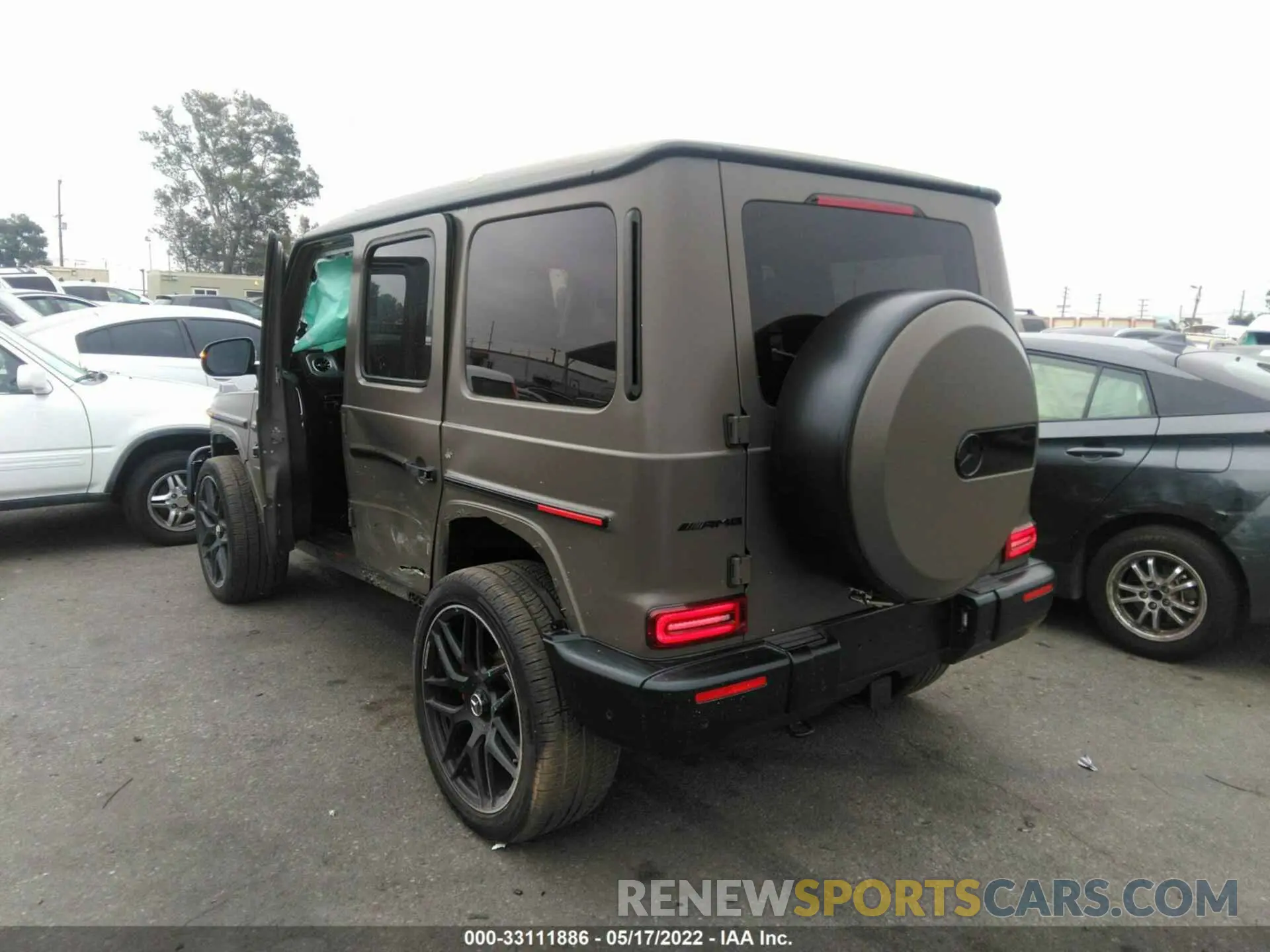 3 fotografías del automóvil dañado W1NYC7HJ3MX411544 MERCEDES-BENZ G-CLASS 2021