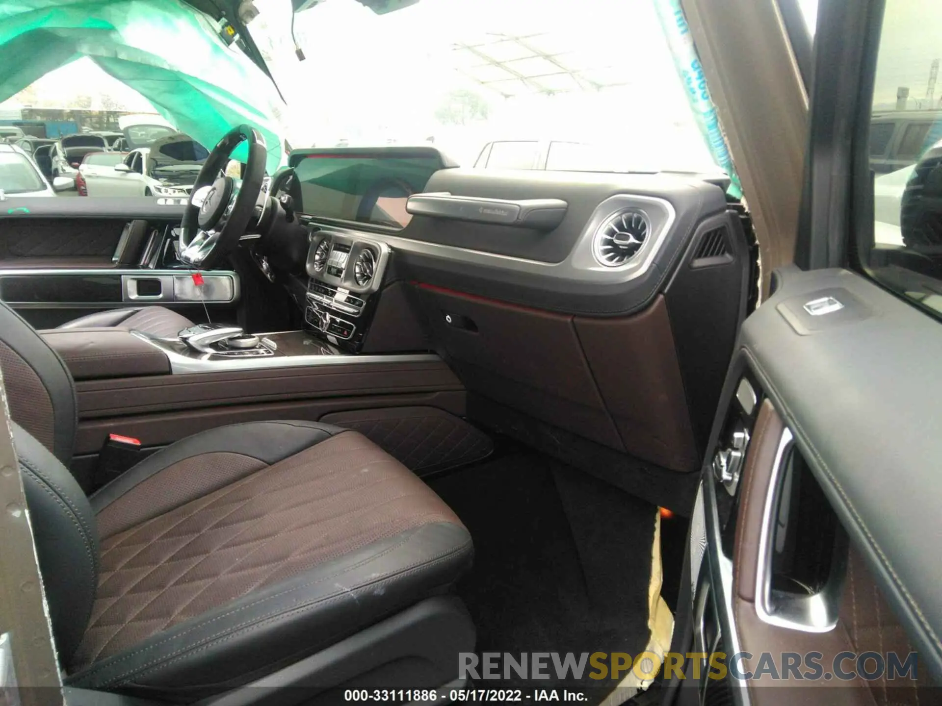5 fotografías del automóvil dañado W1NYC7HJ3MX411544 MERCEDES-BENZ G-CLASS 2021