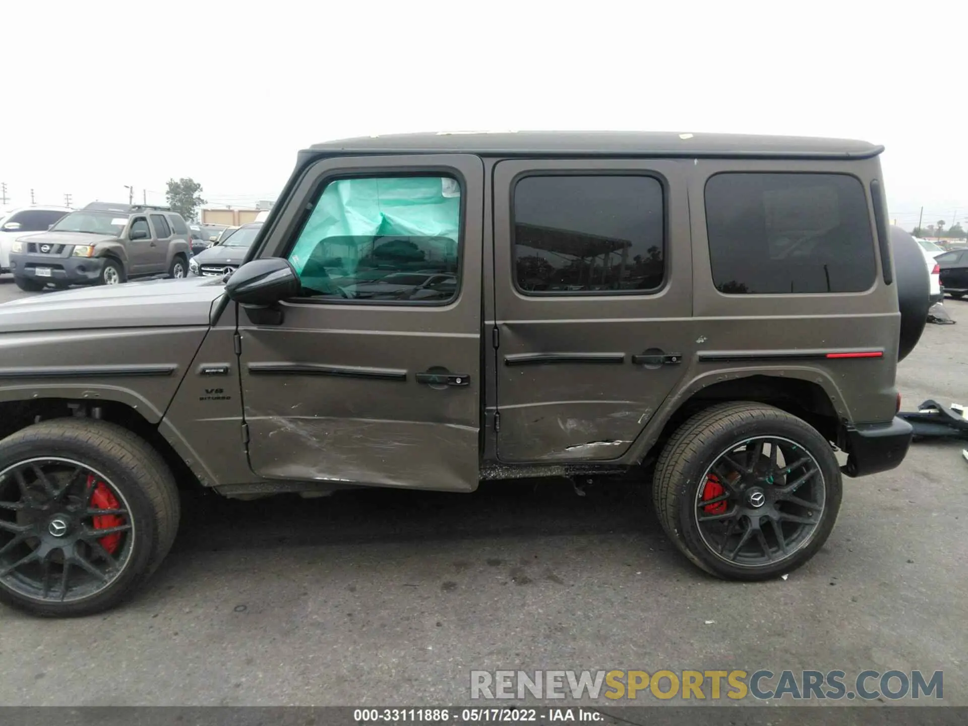 6 fotografías del automóvil dañado W1NYC7HJ3MX411544 MERCEDES-BENZ G-CLASS 2021