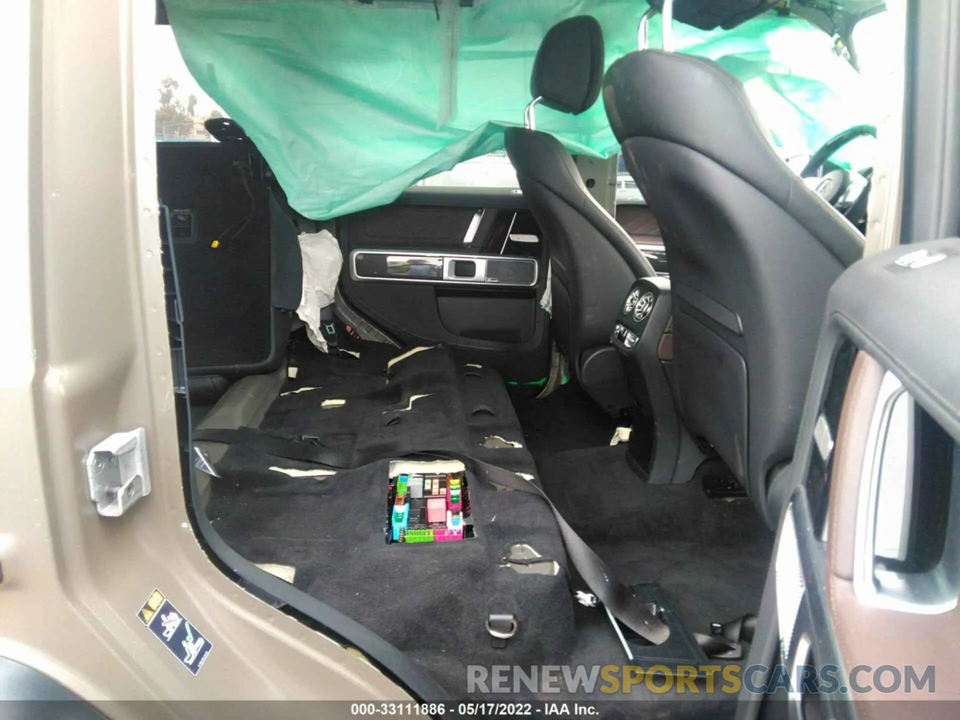 8 fotografías del automóvil dañado W1NYC7HJ3MX411544 MERCEDES-BENZ G-CLASS 2021