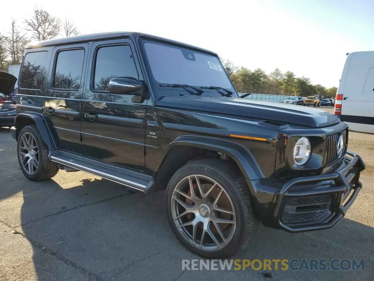 4 fotografías del automóvil dañado W1NYC7HJ4MX396164 MERCEDES-BENZ G-CLASS 2021