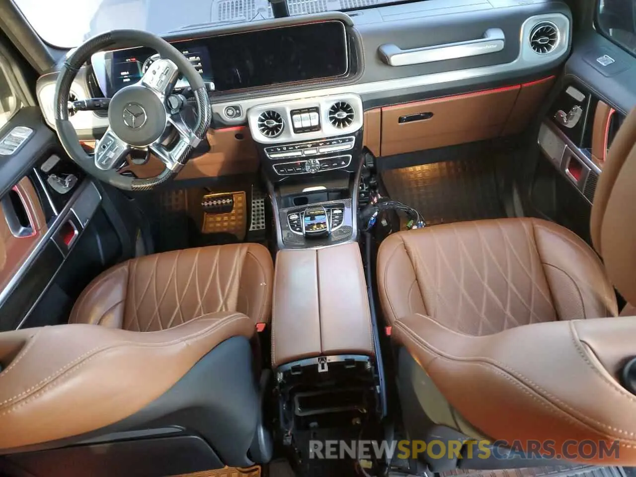 8 fotografías del automóvil dañado W1NYC7HJ4MX396164 MERCEDES-BENZ G-CLASS 2021