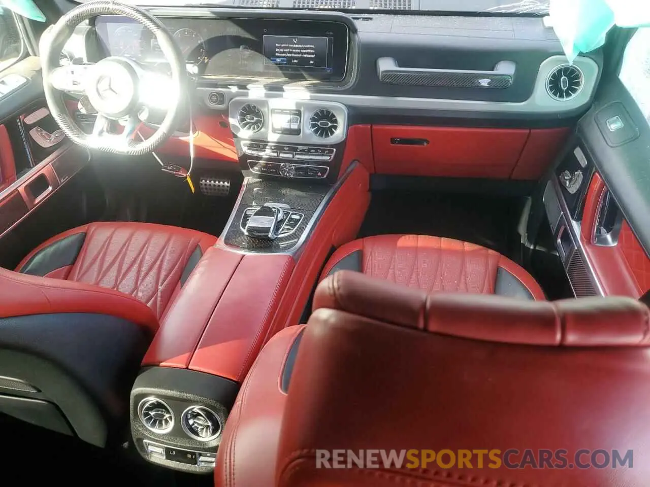 8 fotografías del automóvil dañado W1NYC7HJ5MX381348 MERCEDES-BENZ G-CLASS 2021