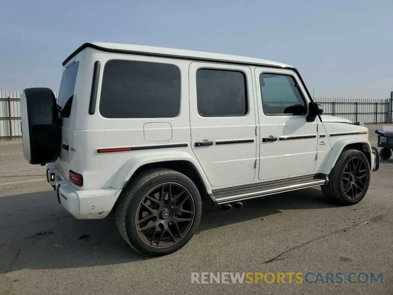 3 fotografías del automóvil dañado W1NYC7HJ6MX389801 MERCEDES-BENZ G-CLASS 2021