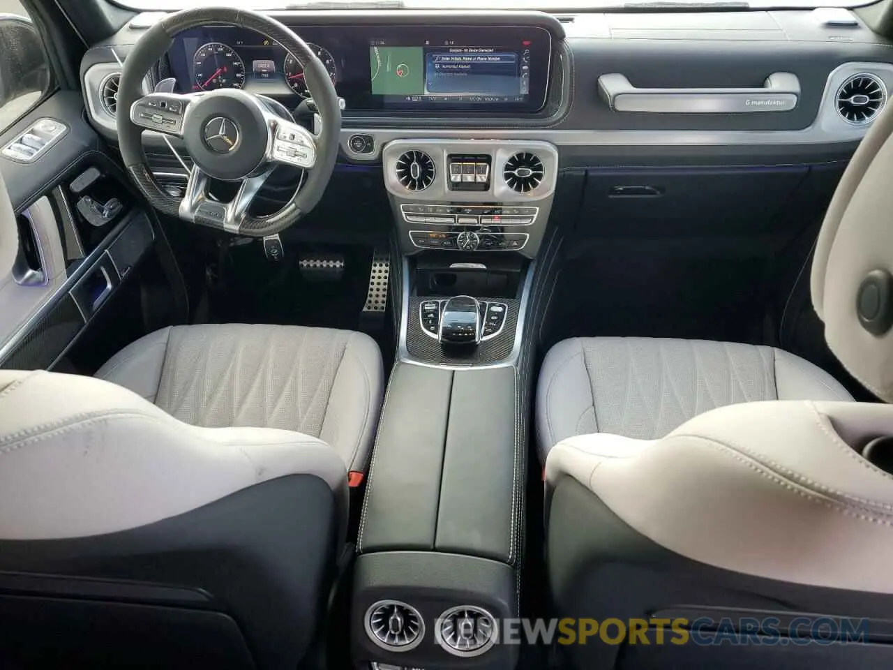 8 fotografías del automóvil dañado W1NYC7HJ6MX389801 MERCEDES-BENZ G-CLASS 2021