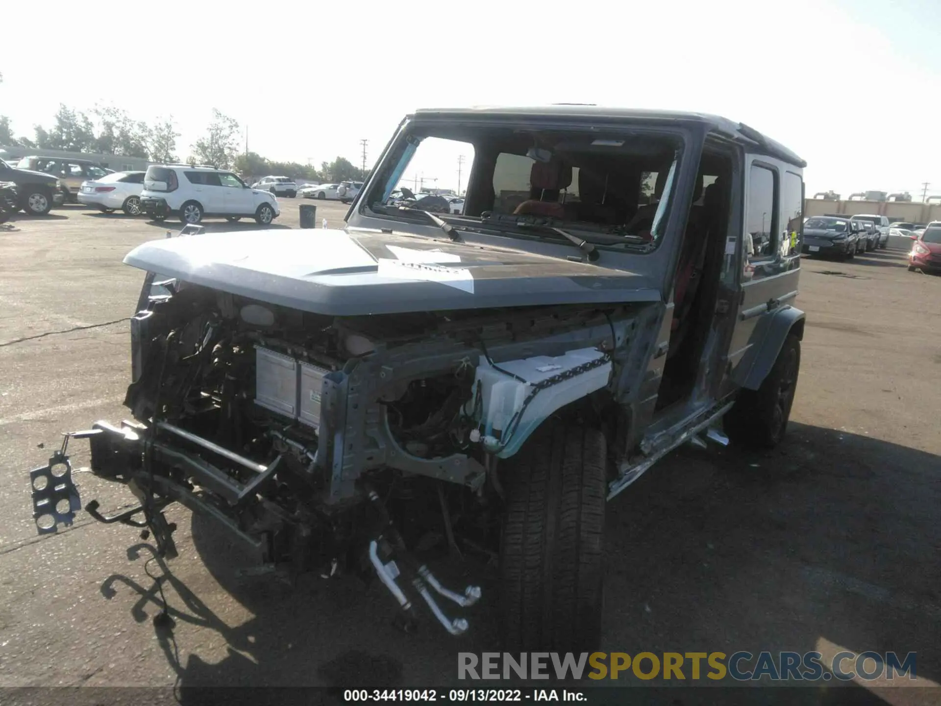 2 fotografías del automóvil dañado W1NYC7HJ6MX422781 MERCEDES-BENZ G-CLASS 2021