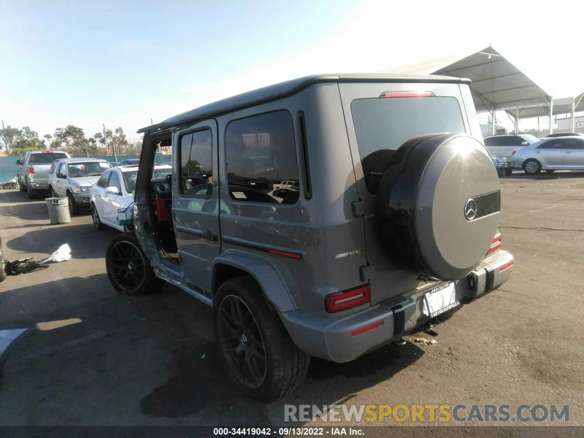 3 fotografías del automóvil dañado W1NYC7HJ6MX422781 MERCEDES-BENZ G-CLASS 2021