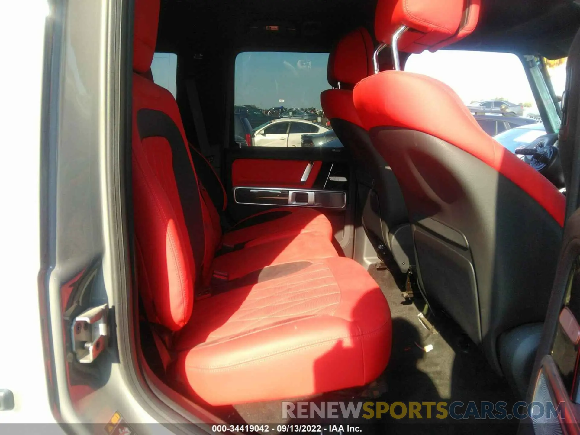8 fotografías del automóvil dañado W1NYC7HJ6MX422781 MERCEDES-BENZ G-CLASS 2021