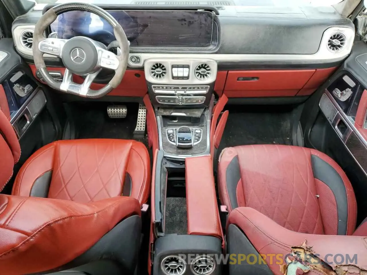 8 fotografías del automóvil dañado W1NYC7HJ7MX384817 MERCEDES-BENZ G-CLASS 2021