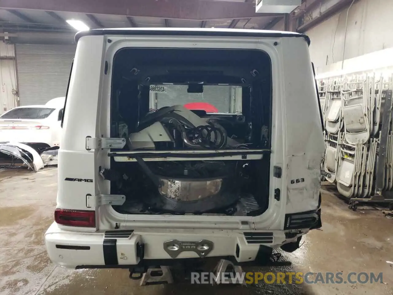 6 fotografías del automóvil dañado W1NYC7HJ7MX402989 MERCEDES-BENZ G-CLASS 2021