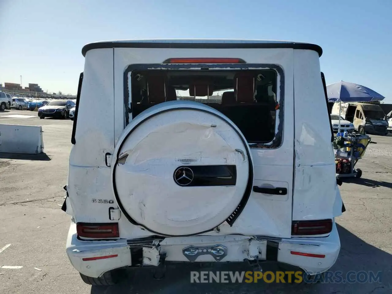 6 fotografías del automóvil dañado W1NYC6BJ8NX439604 MERCEDES-BENZ G-CLASS 2022