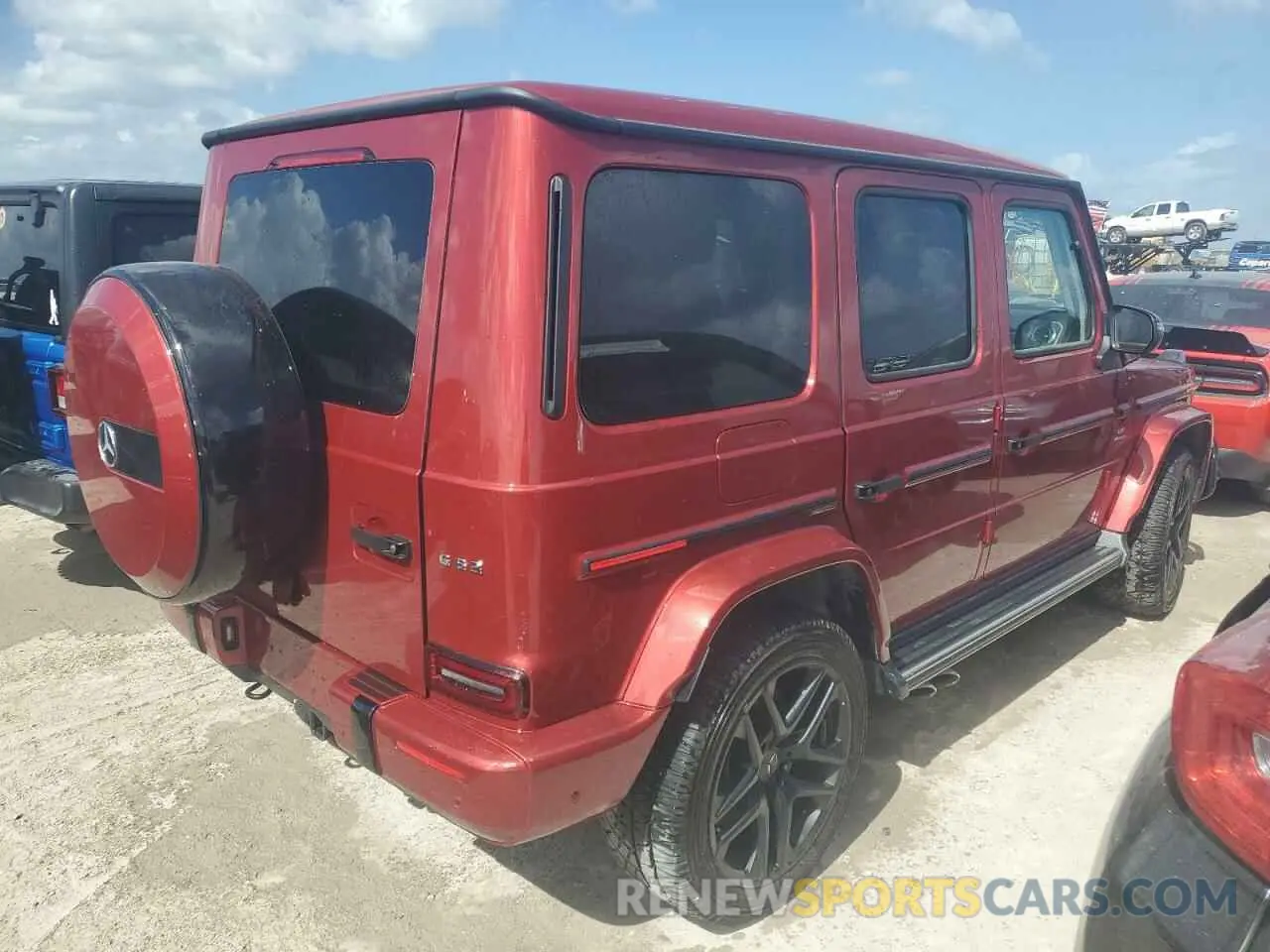 3 fotografías del automóvil dañado W1NYC7HJ4NX454274 MERCEDES-BENZ G-CLASS 2022