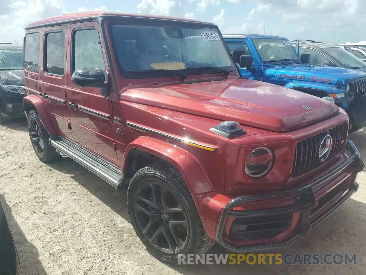 4 fotografías del automóvil dañado W1NYC7HJ4NX454274 MERCEDES-BENZ G-CLASS 2022