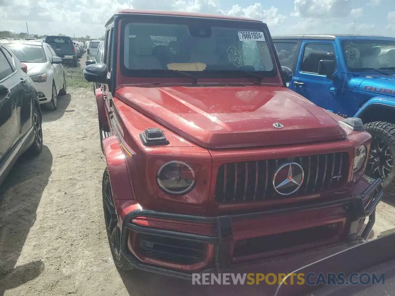 5 fotografías del automóvil dañado W1NYC7HJ4NX454274 MERCEDES-BENZ G-CLASS 2022