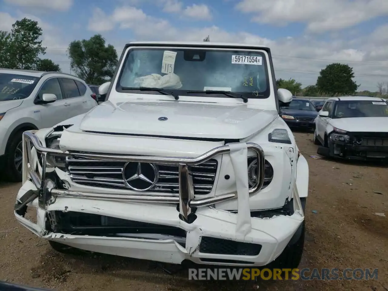 5 fotografías del automóvil dañado W1NYC6BJXRX510551 MERCEDES-BENZ G-CLASS 2024