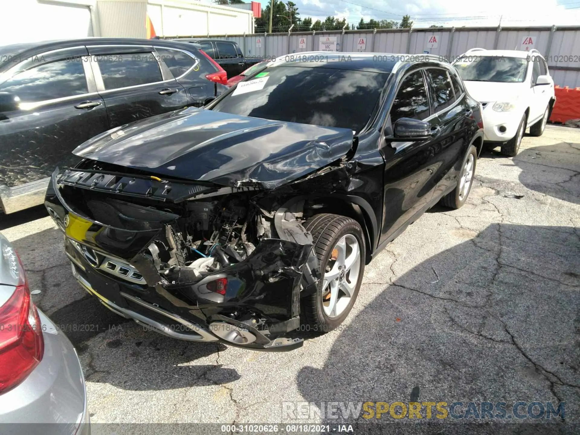 6 fotografías del automóvil dañado WDCTG4GB9KJ586888 MERCEDES-BENZ GLA 2019