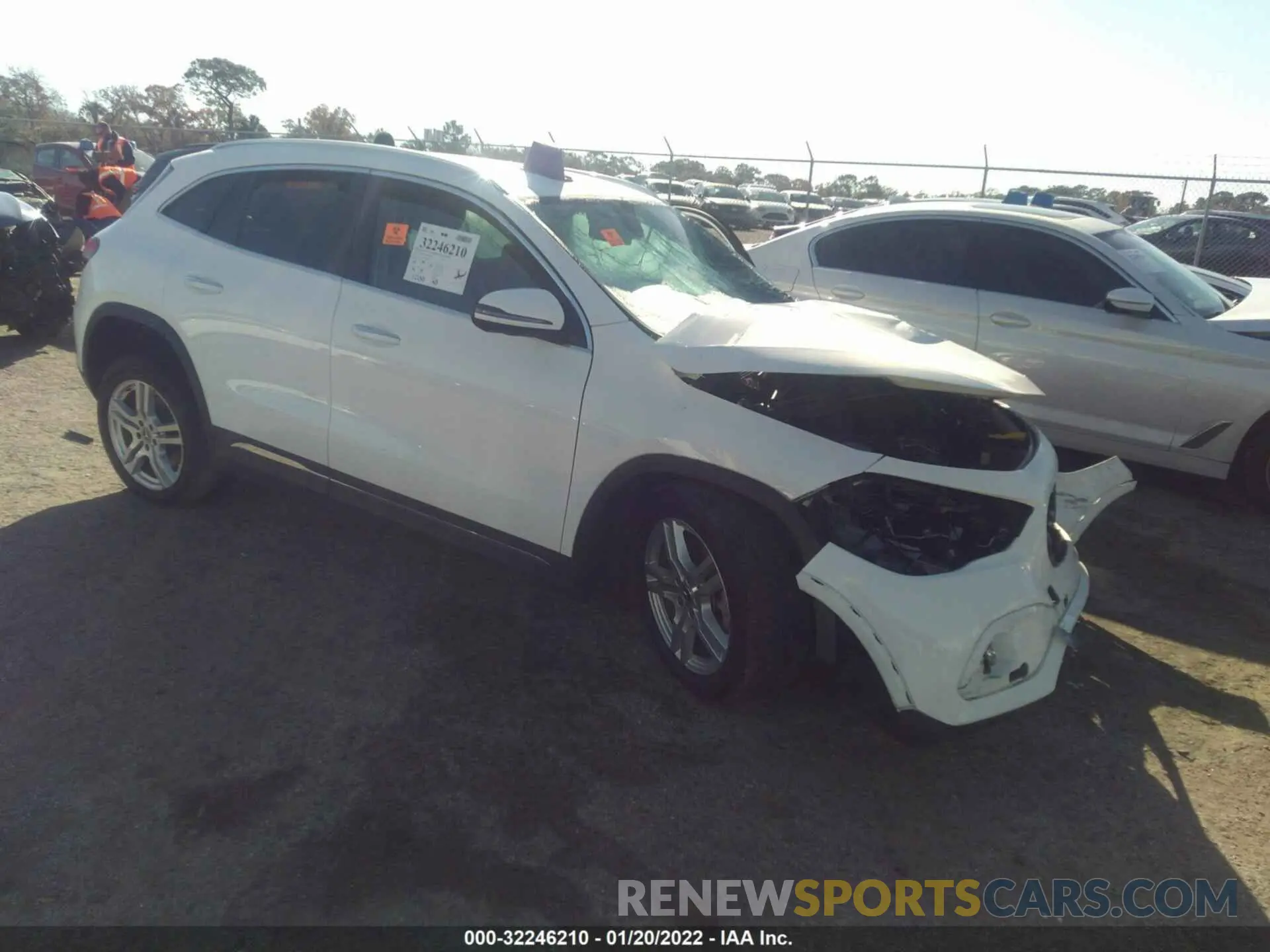 1 fotografías del automóvil dañado W1N4N4GB5MJ118068 MERCEDES-BENZ GLA 2021
