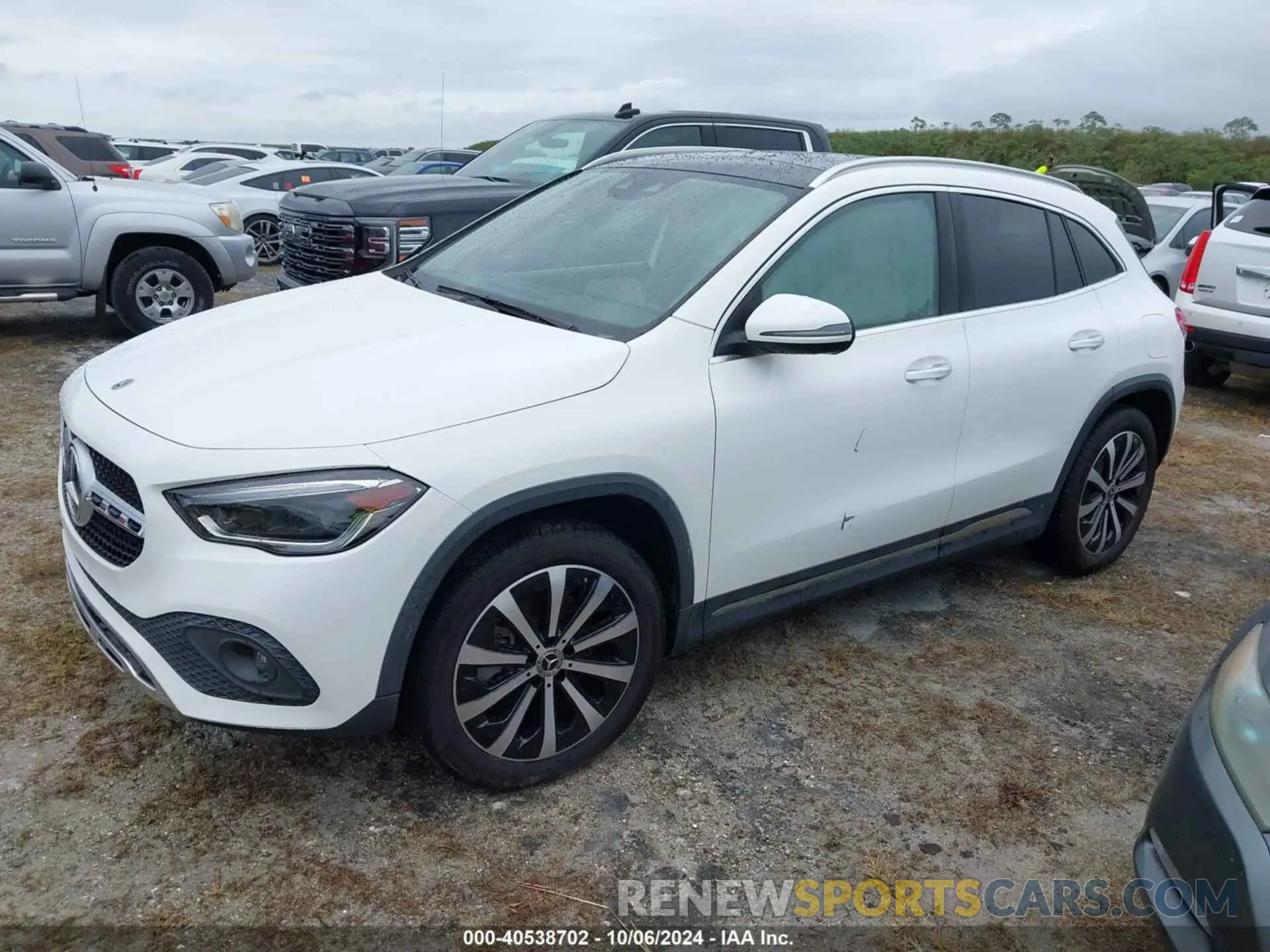 2 fotografías del automóvil dañado W1N4N4GB9MJ219744 MERCEDES-BENZ GLA 2021