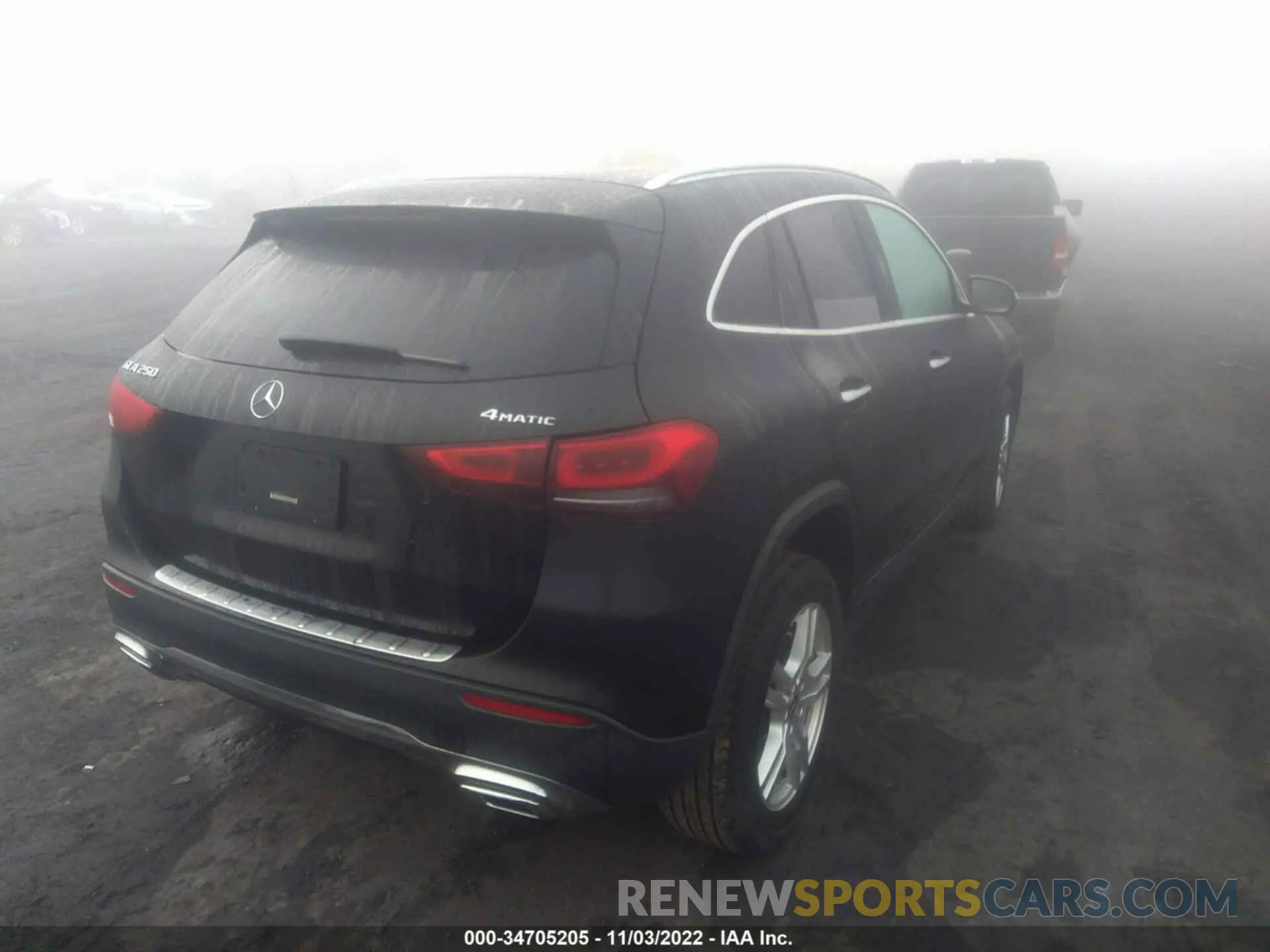 4 fotografías del automóvil dañado W1N4N4HB4MJ134969 MERCEDES-BENZ GLA 2021