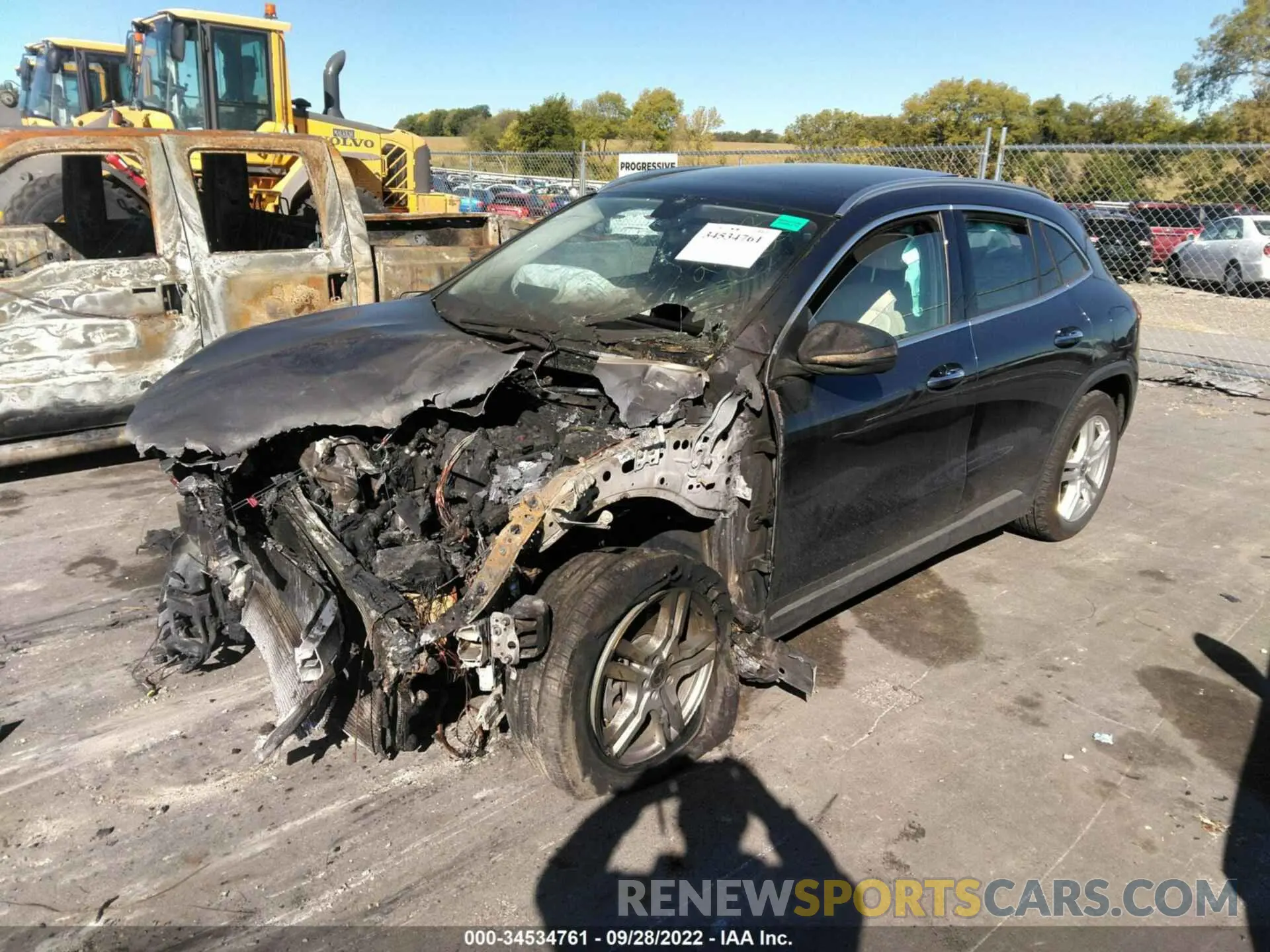 2 fotografías del automóvil dañado W1N4N4HB4MJ223831 MERCEDES-BENZ GLA 2021
