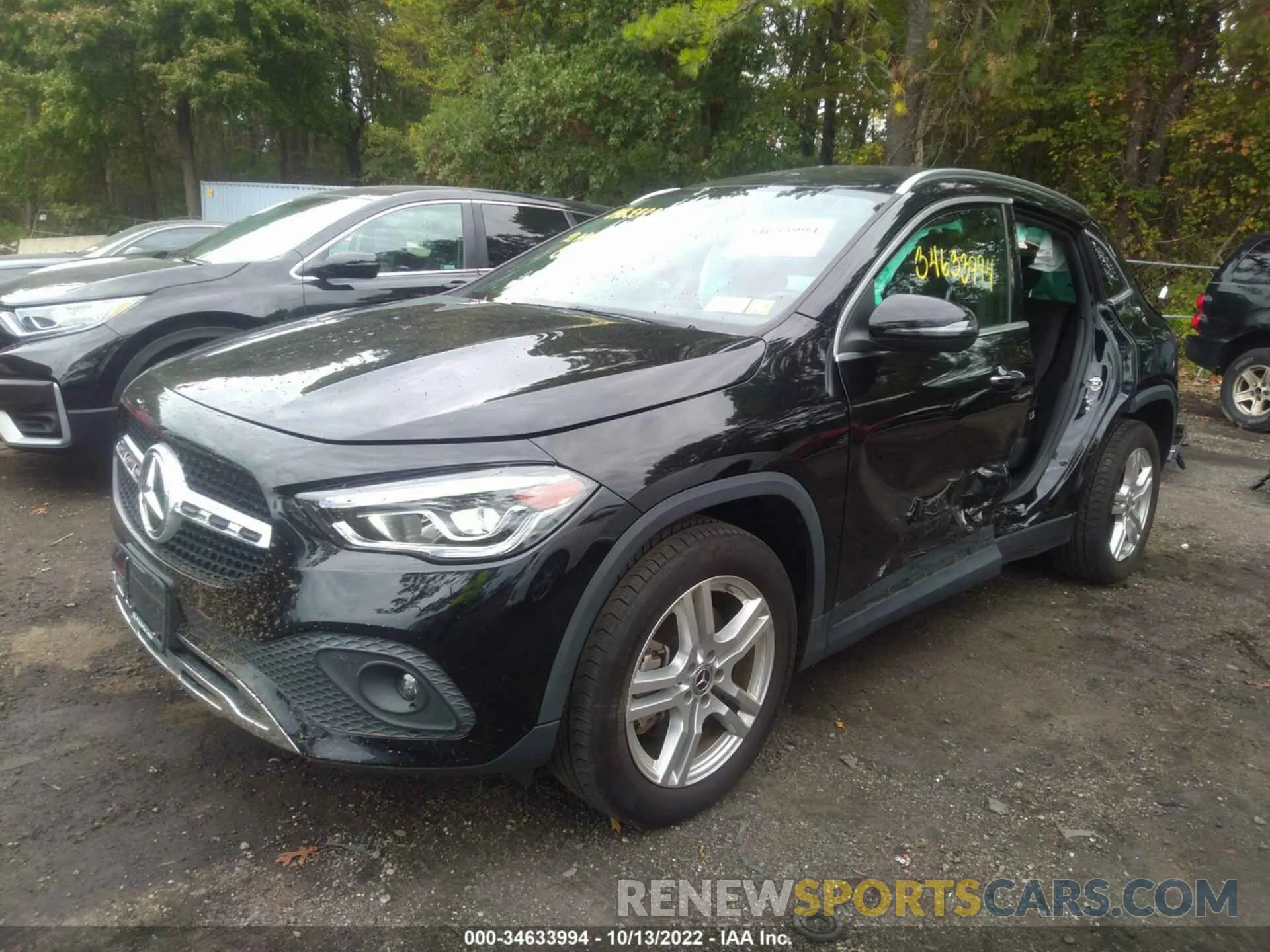 2 fotografías del automóvil dañado W1N4N4HB5MJ140523 MERCEDES-BENZ GLA 2021