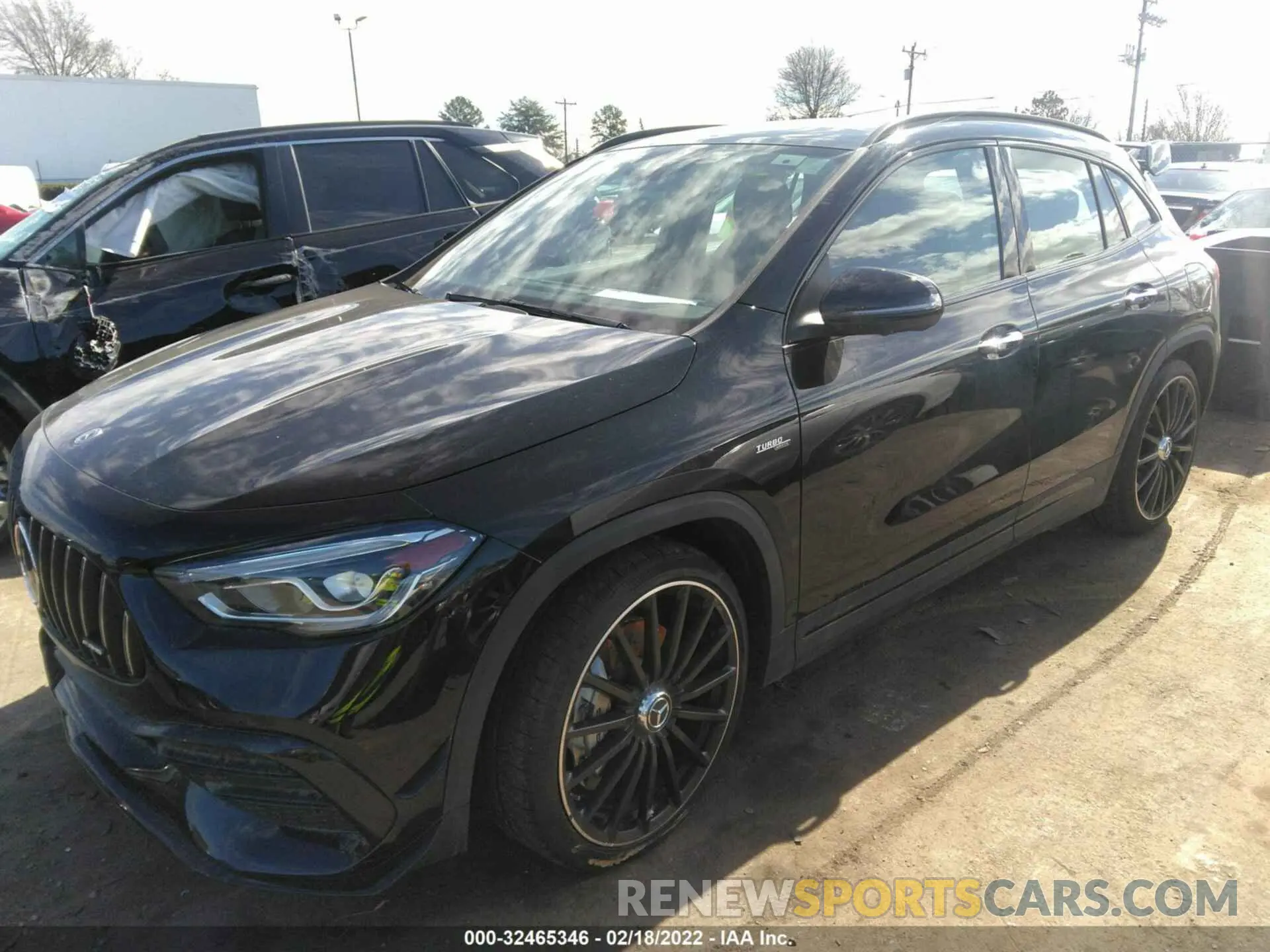 2 fotografías del automóvil dañado W1N4N5BB4MJ315889 MERCEDES-BENZ GLA 2021